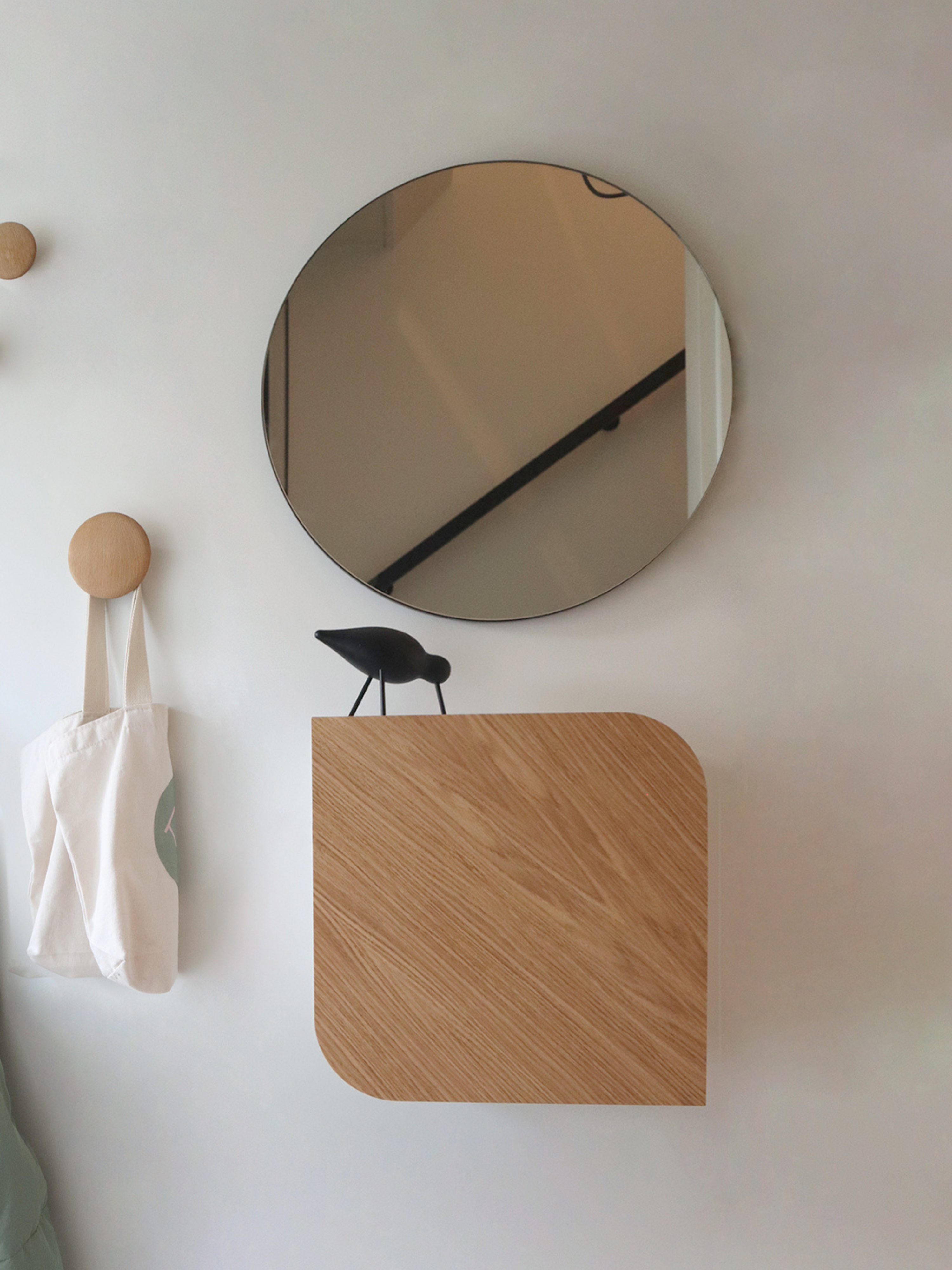 Cielo Wandschrank / Eiche & Weiß