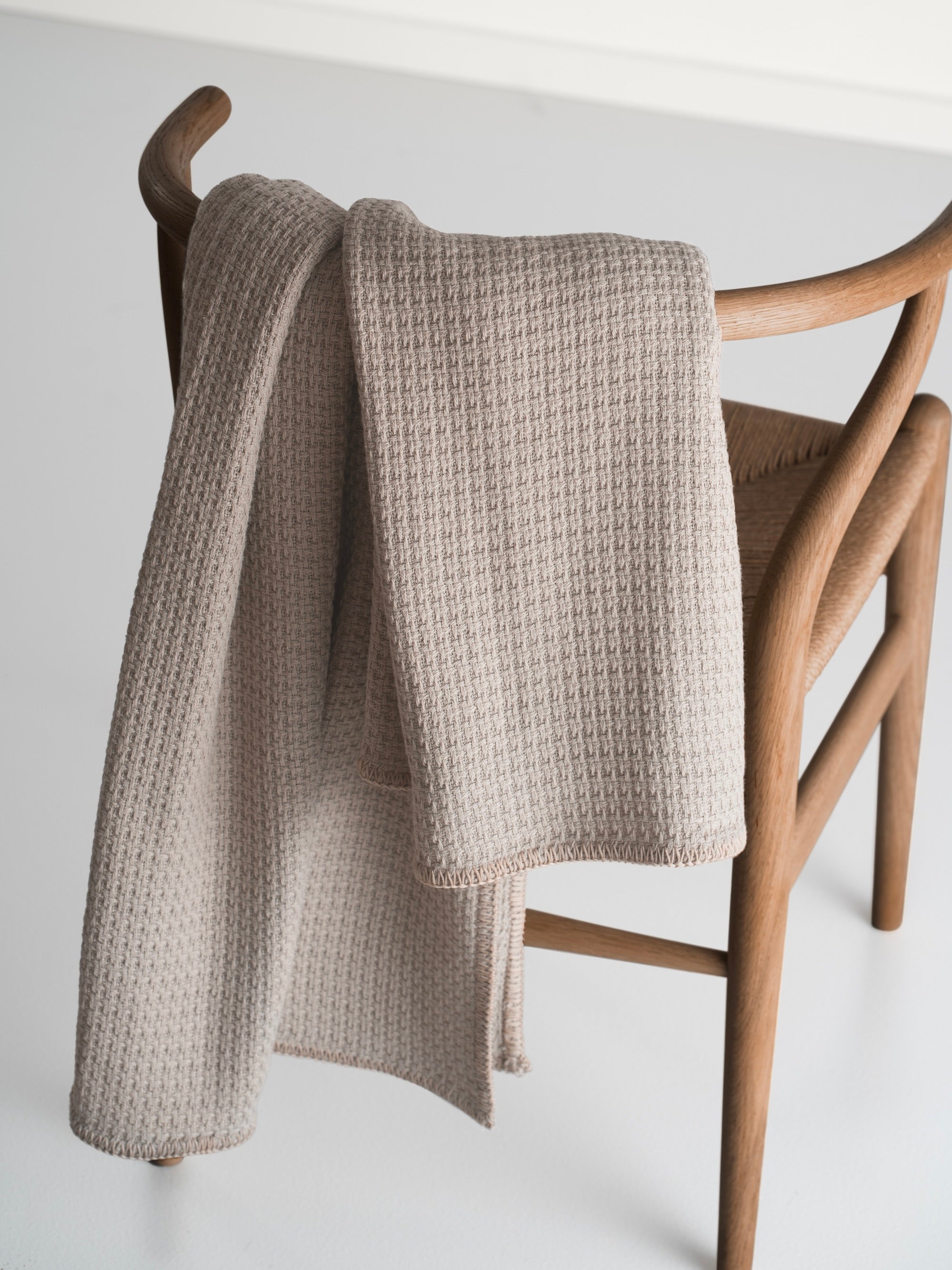Knit Blanket / Cappuccino