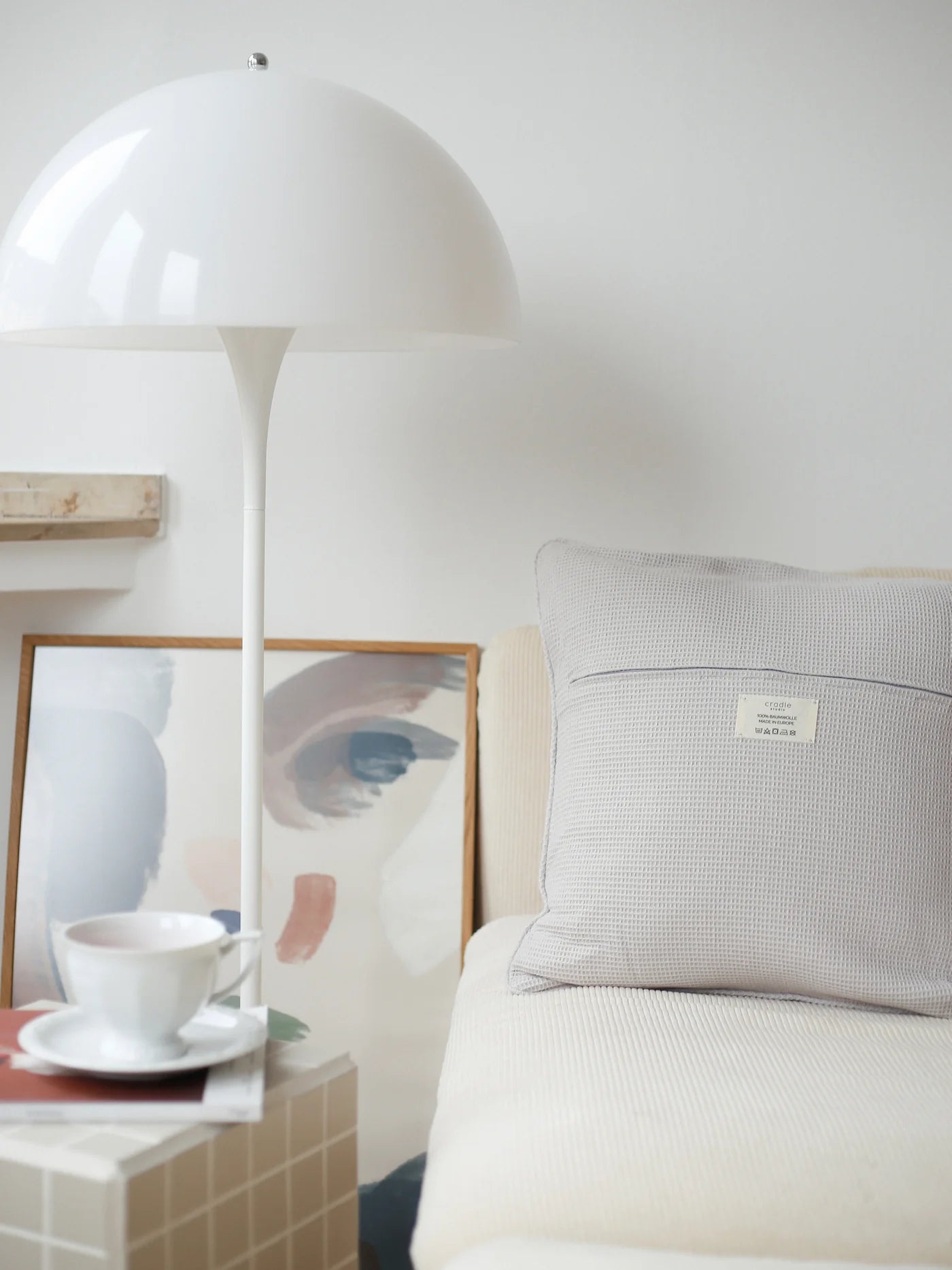 Piqué Cushion / Marine