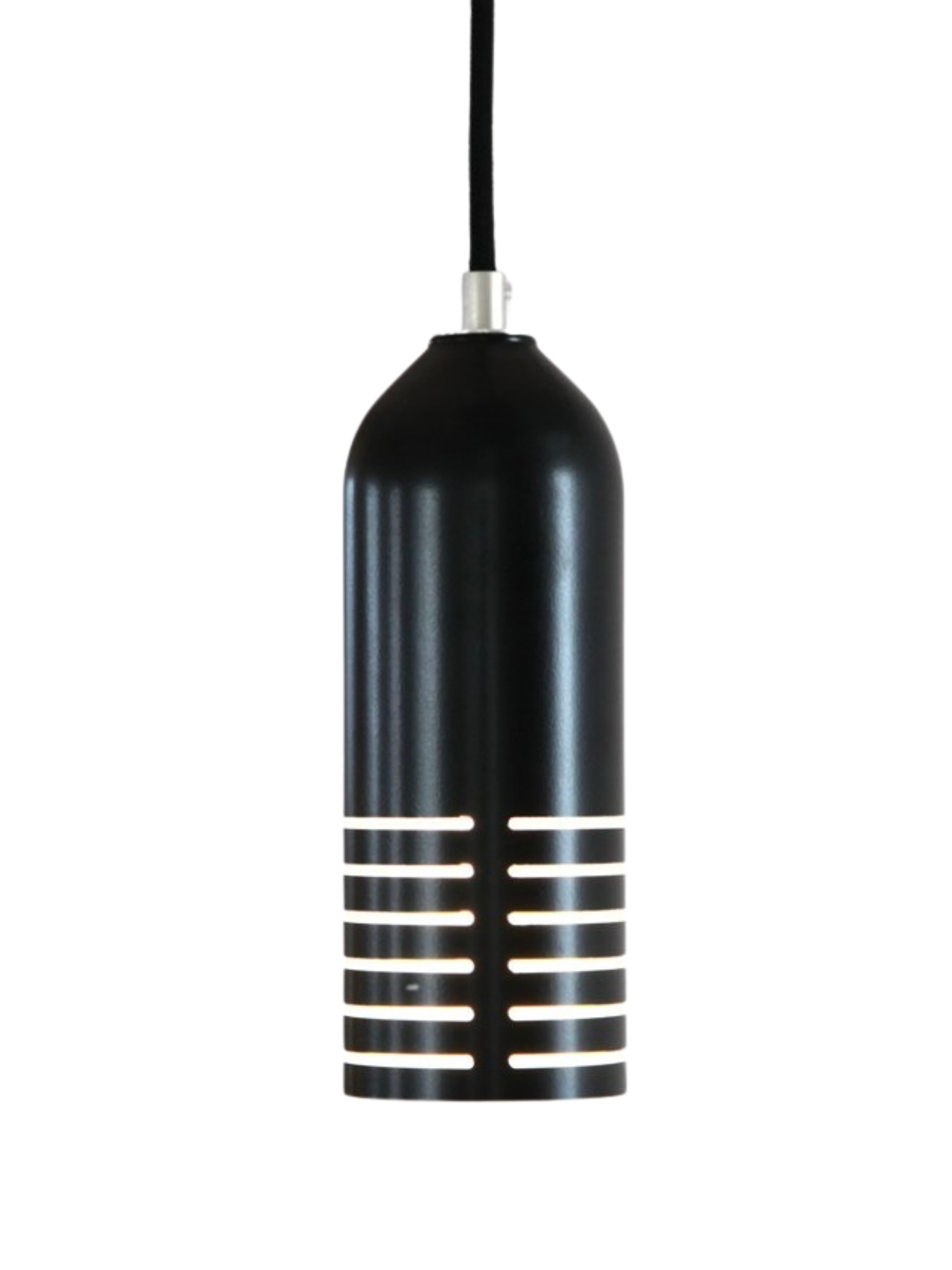 Upcycling Schlitzeuchte Firelight / Schwarz