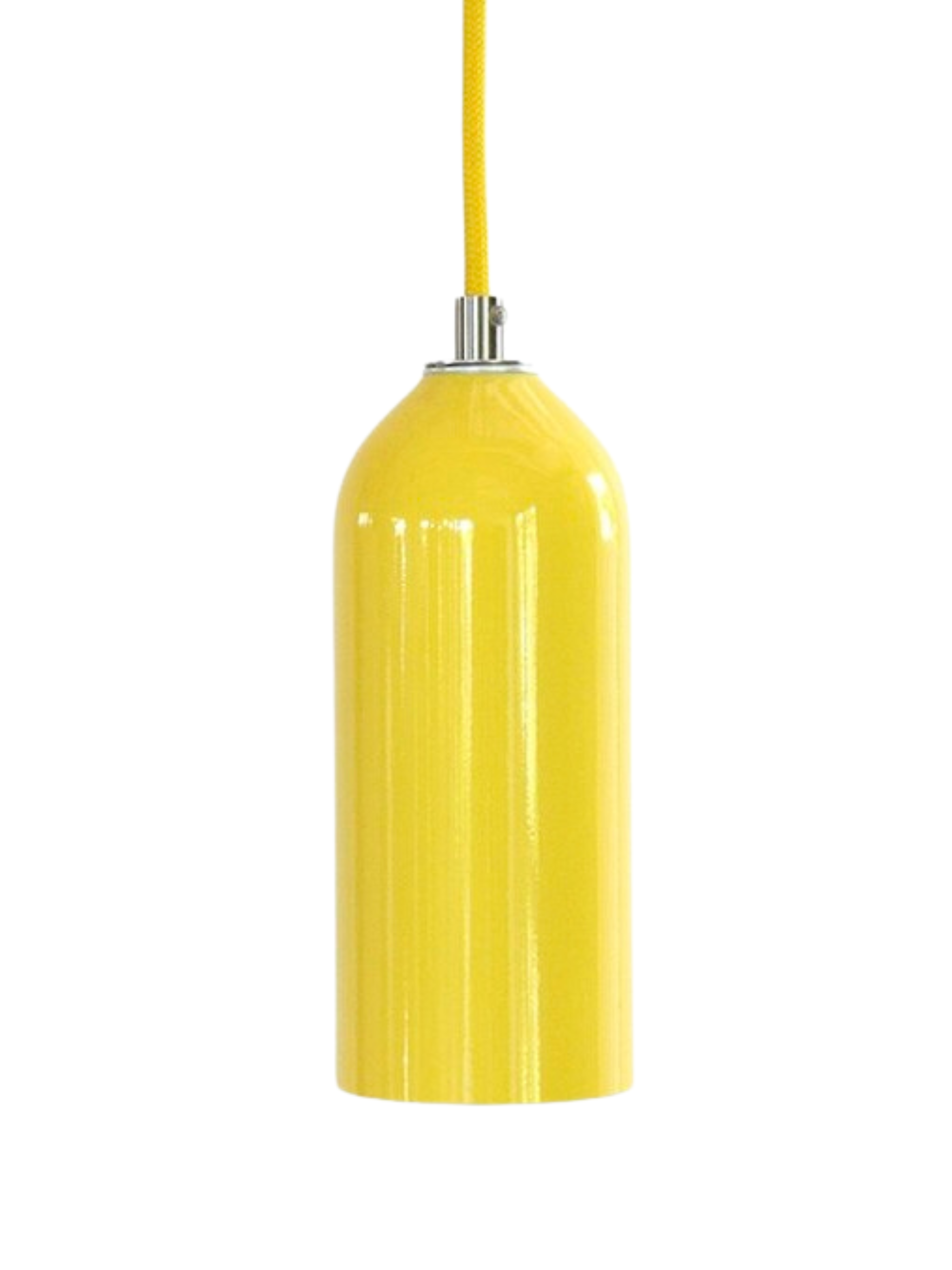 Upcycling Lampe Firelight / Gelb