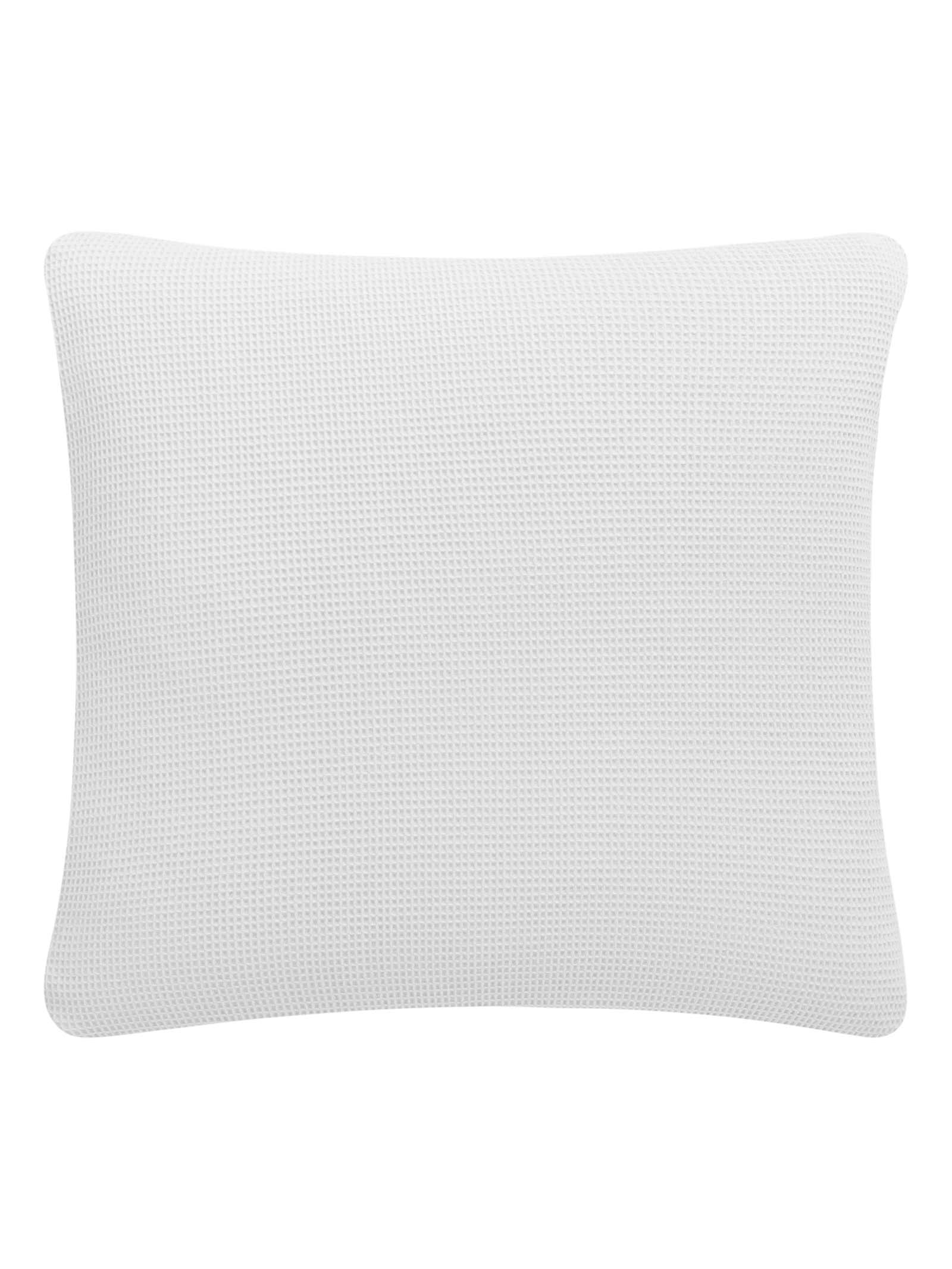 Set aus Piqué Kissen & Decke / Pebble