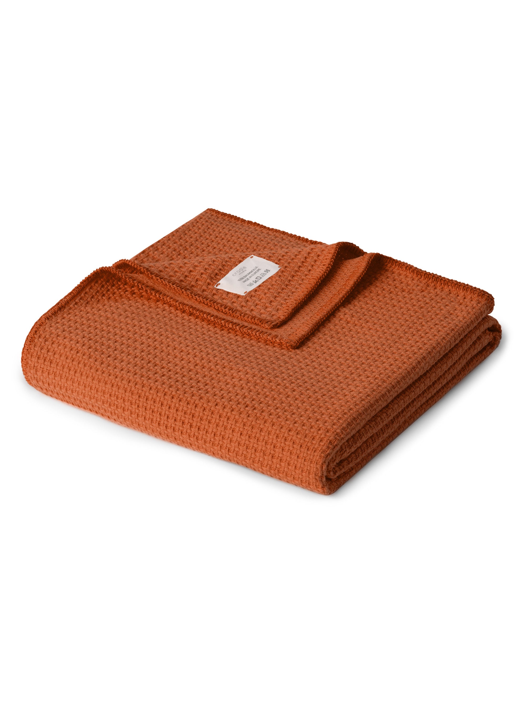Knit Blanket / Burnt Orange
