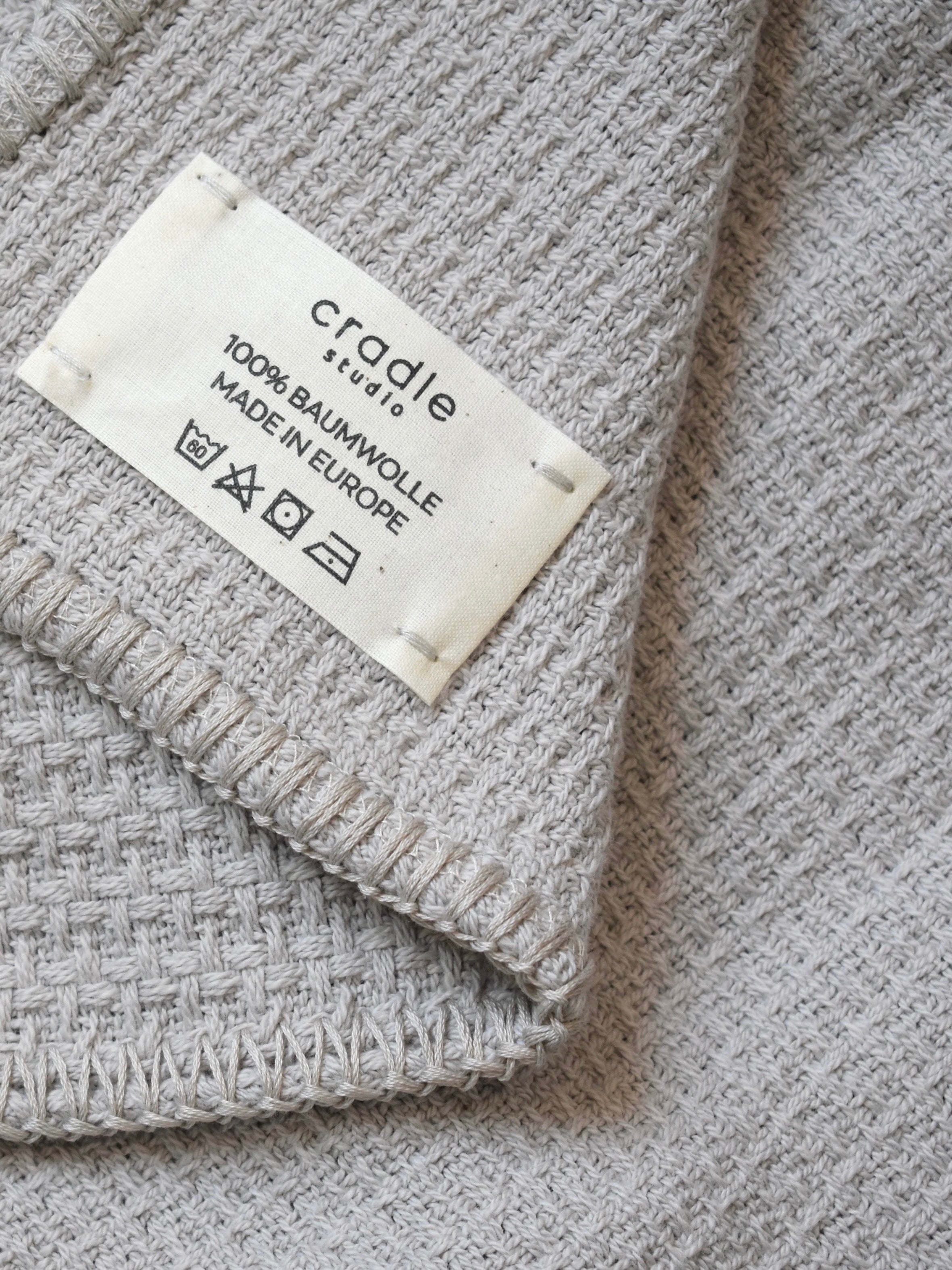 Knit Blanket / Warm Stone
