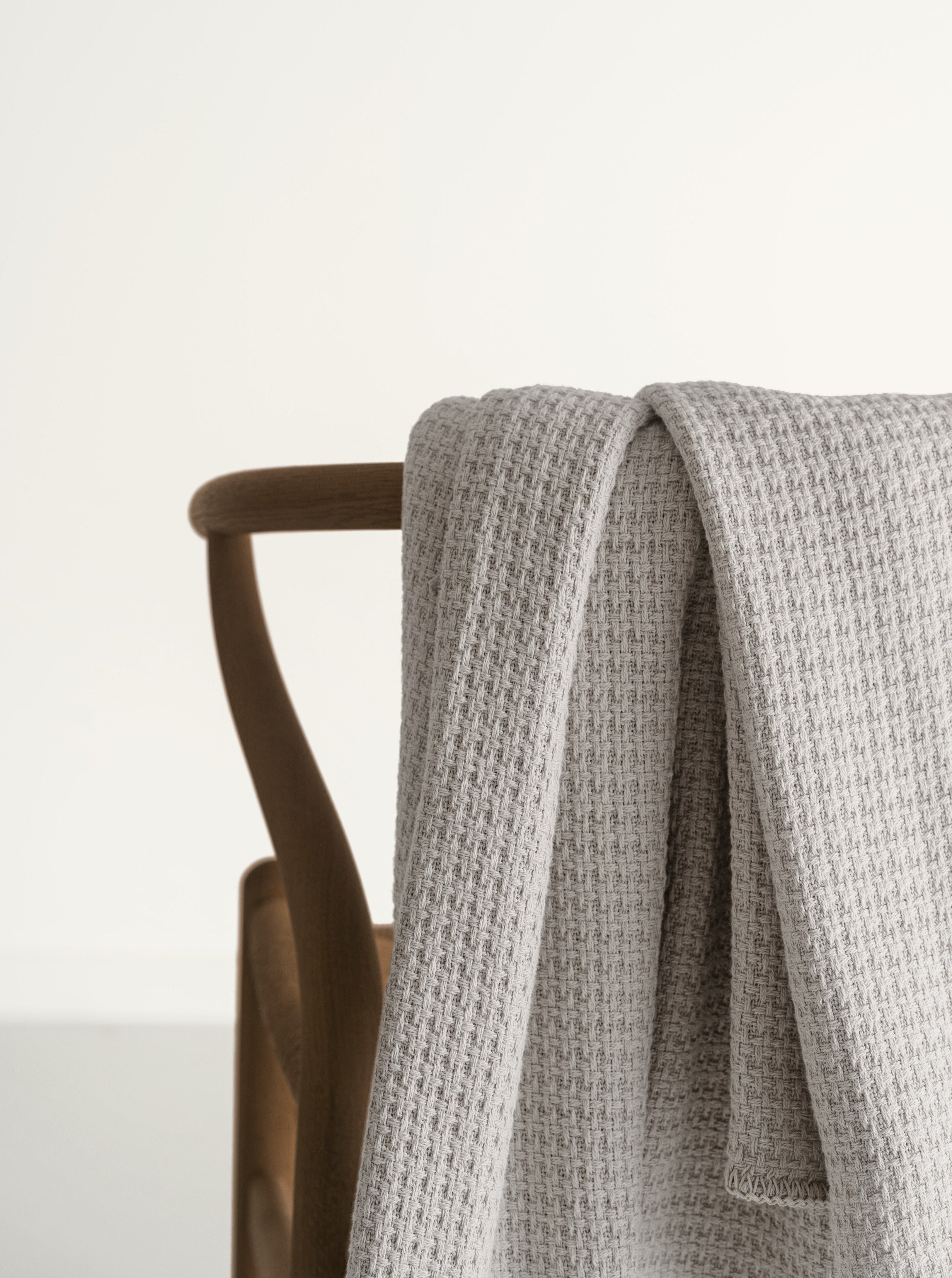 Knit Blanket / Warm Stone