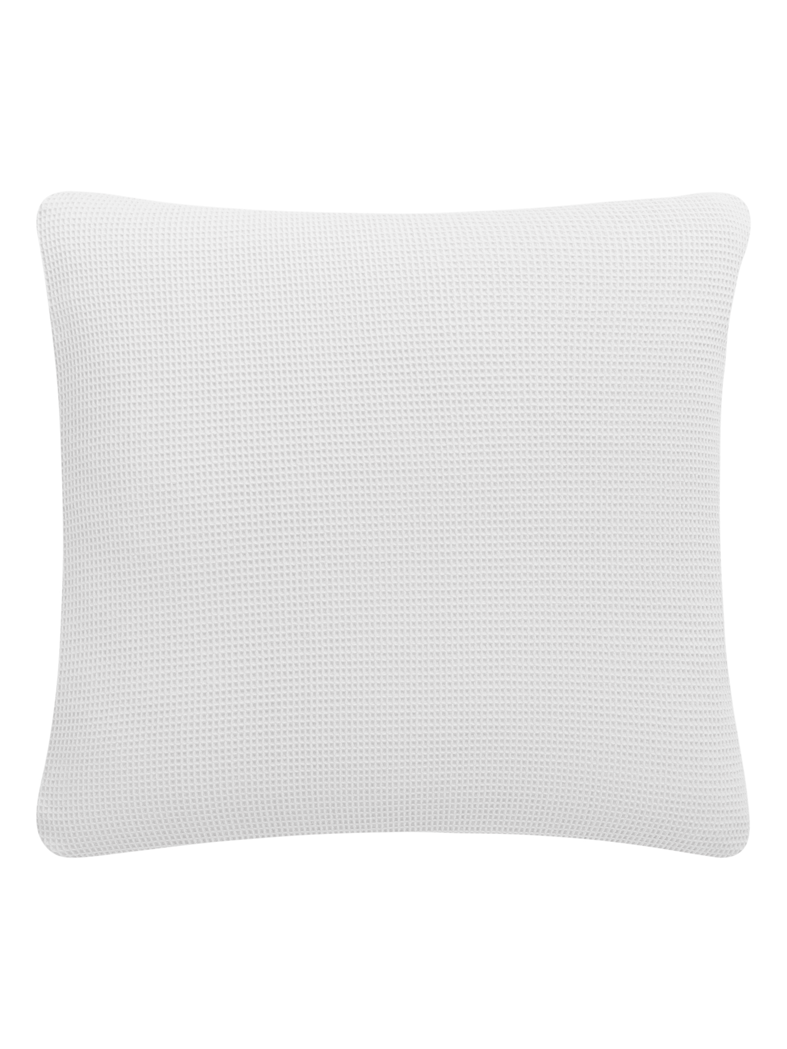 Piqué Cushion & Blanket Set / Pebble