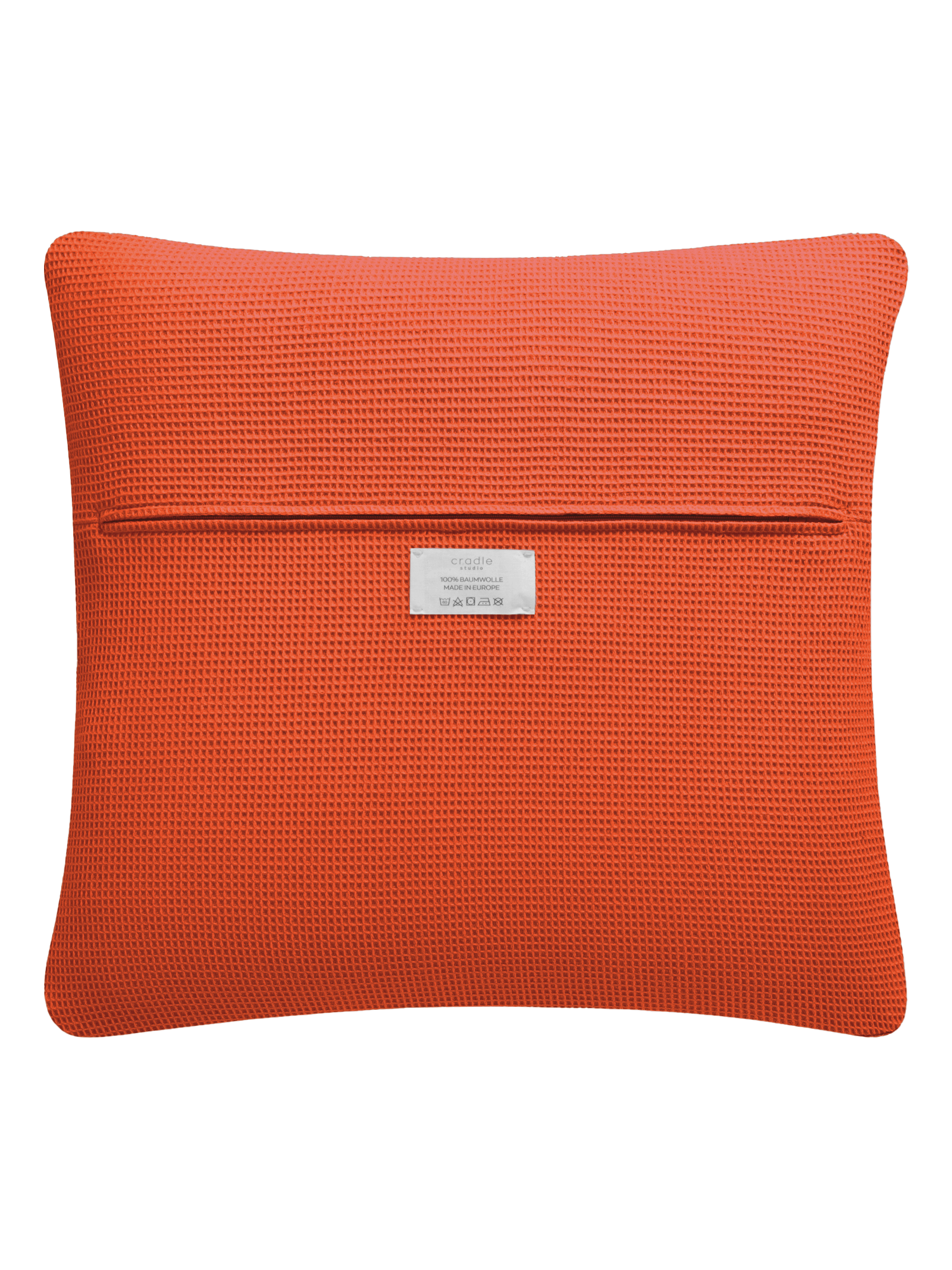 Piqué Cushion & Blanket Set / Pumpkin